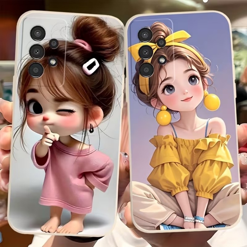 Schattig cartoonmeisjes patroo - Phone Cases Girly recensie en prijs