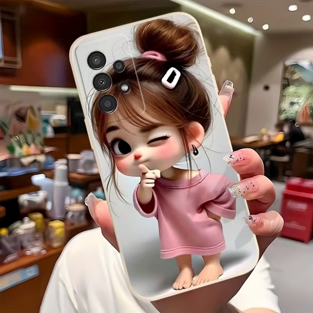 Schattig cartoonmeisjes patroo - Phone Cases Girly recensie en prijs