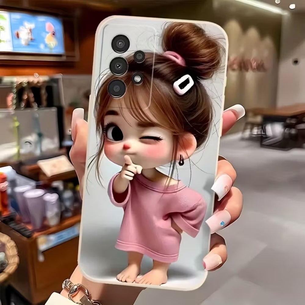 Schattig cartoonmeisjes patroo - Phone Cases Girly recensie en prijs