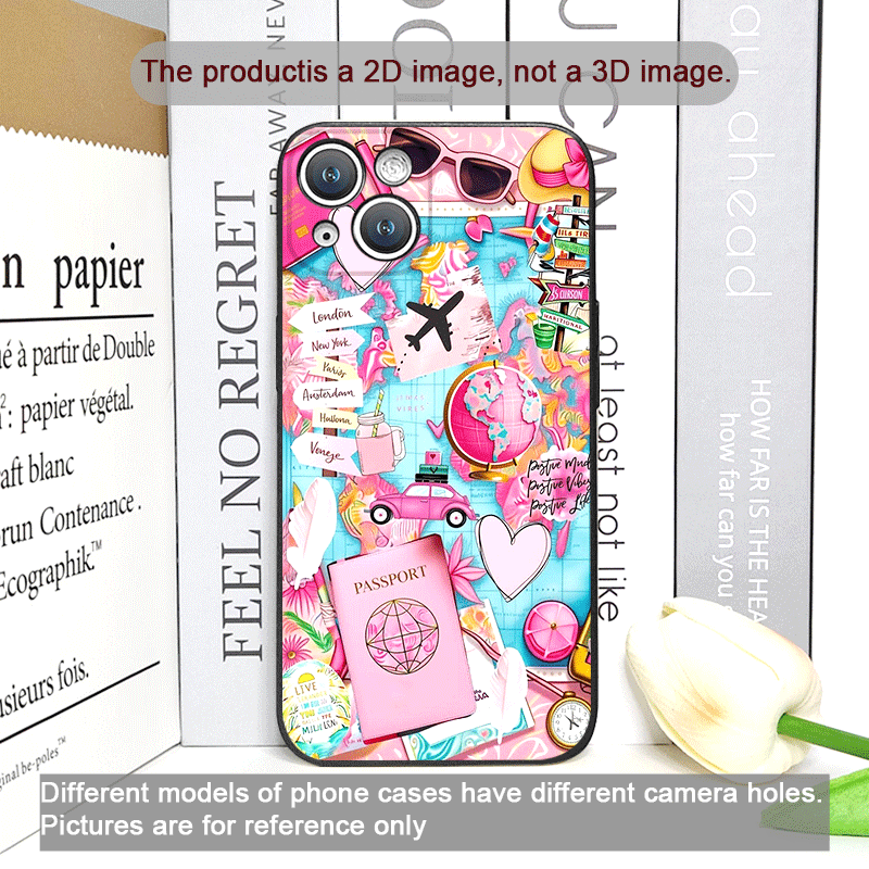 Reistas-print telefoonhoesje v - Phone Cases Drop Proof recensie en prijs