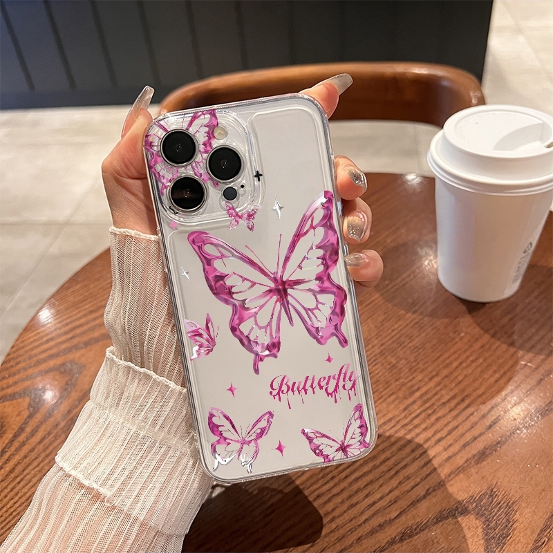 Y2K Glitter Vlinder Telefoonho - Glitter Shockproof Case recensie en prijs