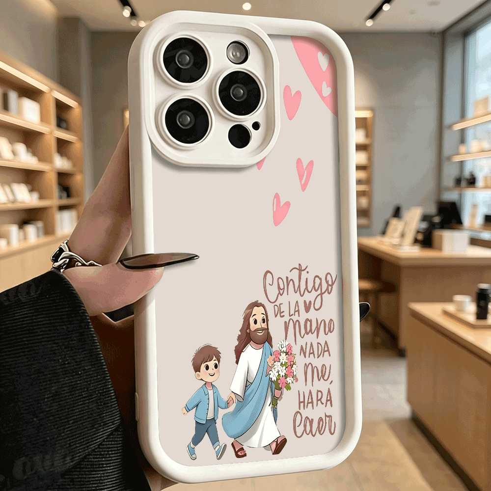 Jesus and Child Zachte TPU Tel - Phone Cases Jesus recensie en prijs
