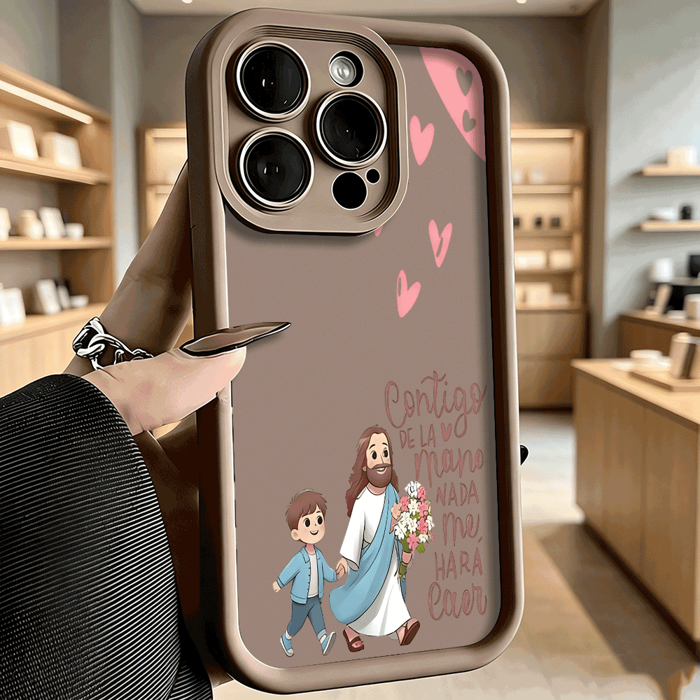 Jesus and Child Zachte TPU Tel - Phone Cases Jesus recensie en prijs