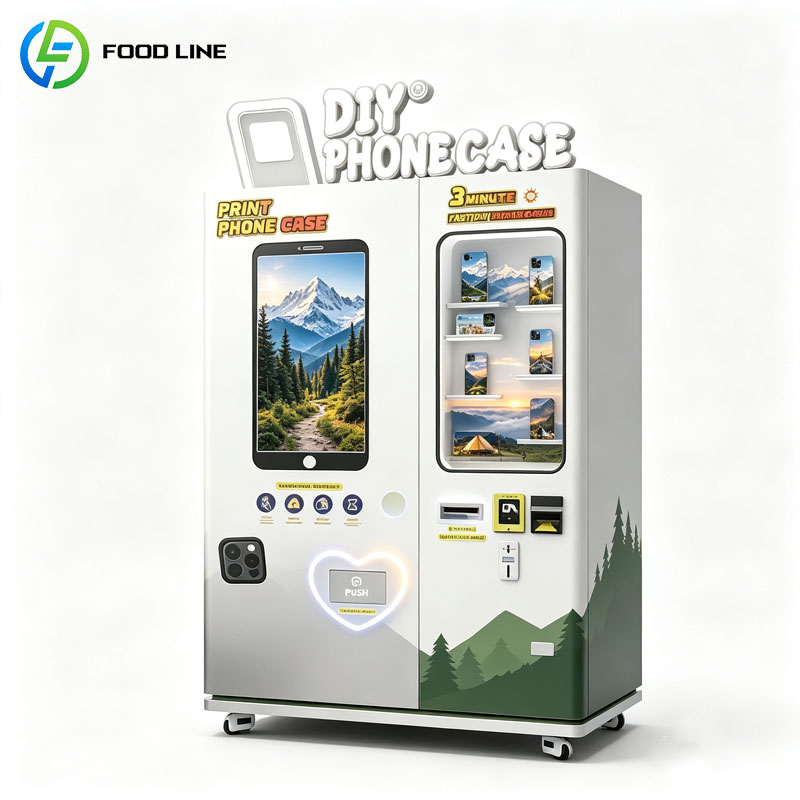 Kiosk voor het maken van op ma - Phone Cases Vending Machine recensie en prijs